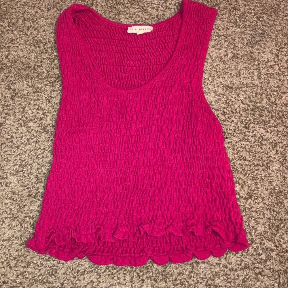 pacsun pink tank top